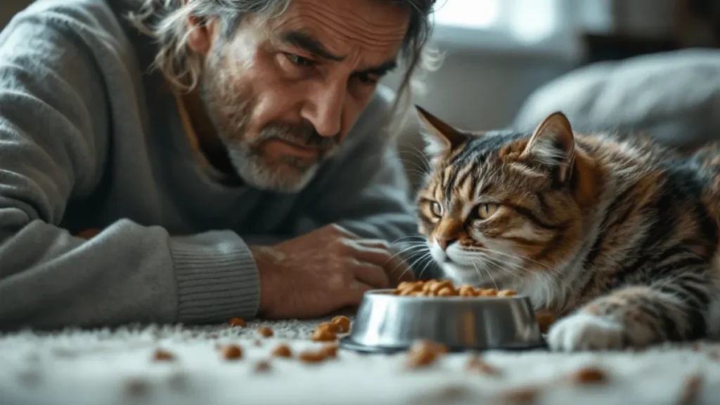 perda de apetite gato idoso