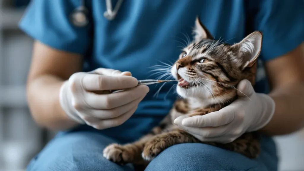 problemas dentários gato