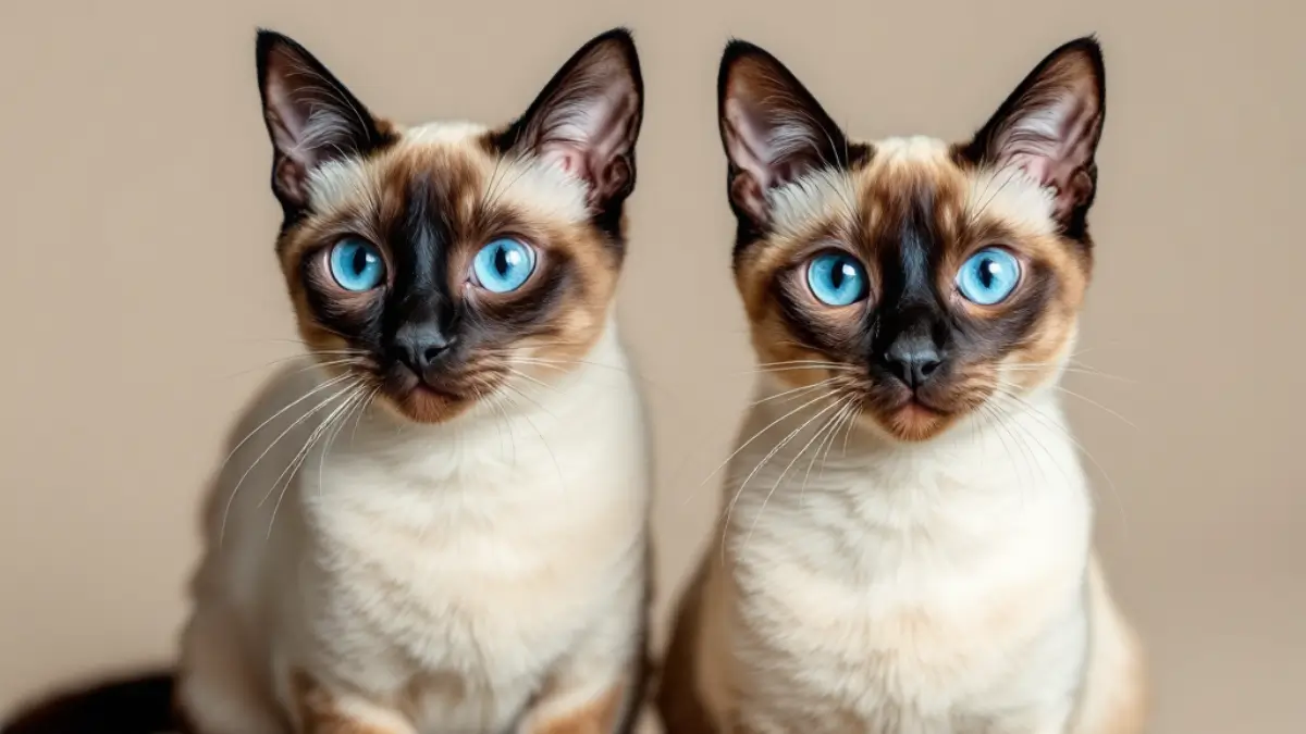 Siamês Seal Point e Chocolate Point