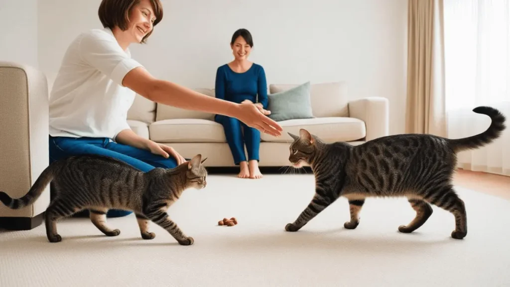como acalmar gato com medo