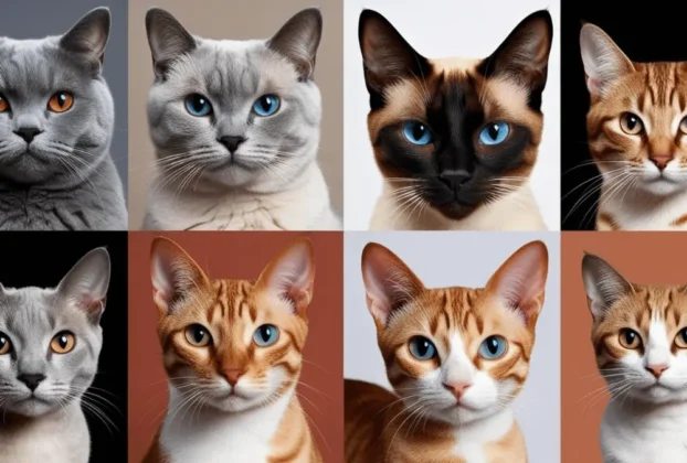 gatos de pelo curto