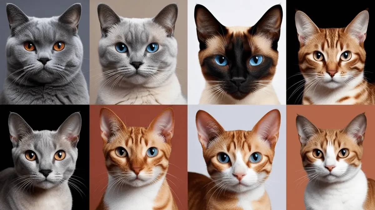 gatos de pelo curto